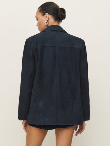 veda lincoln suede shirt jacket