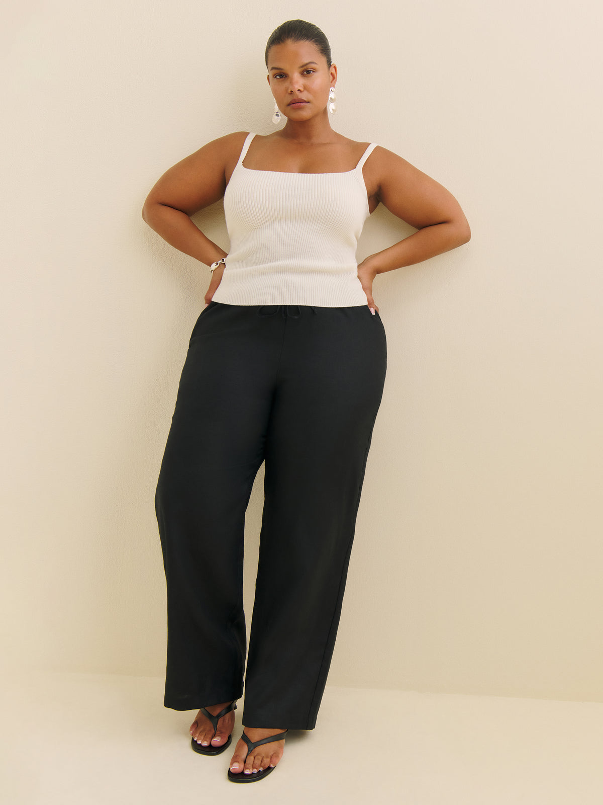 olina linen pant es
