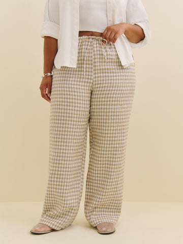 olina linen pant es