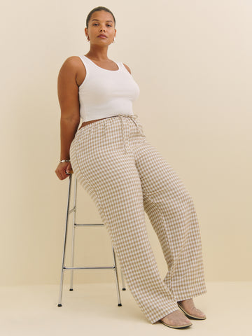 olina linen pant es