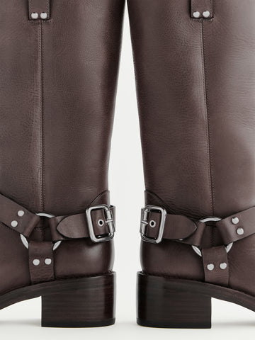 francesca moto boot