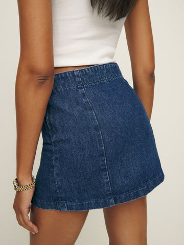 siobhan denim mini skirt