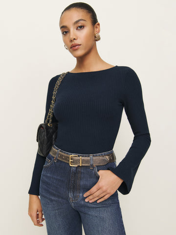 miller knit top