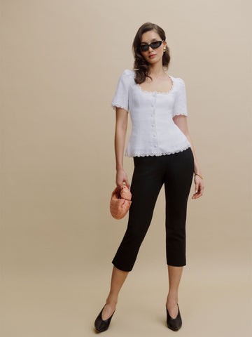 anabella linen top
