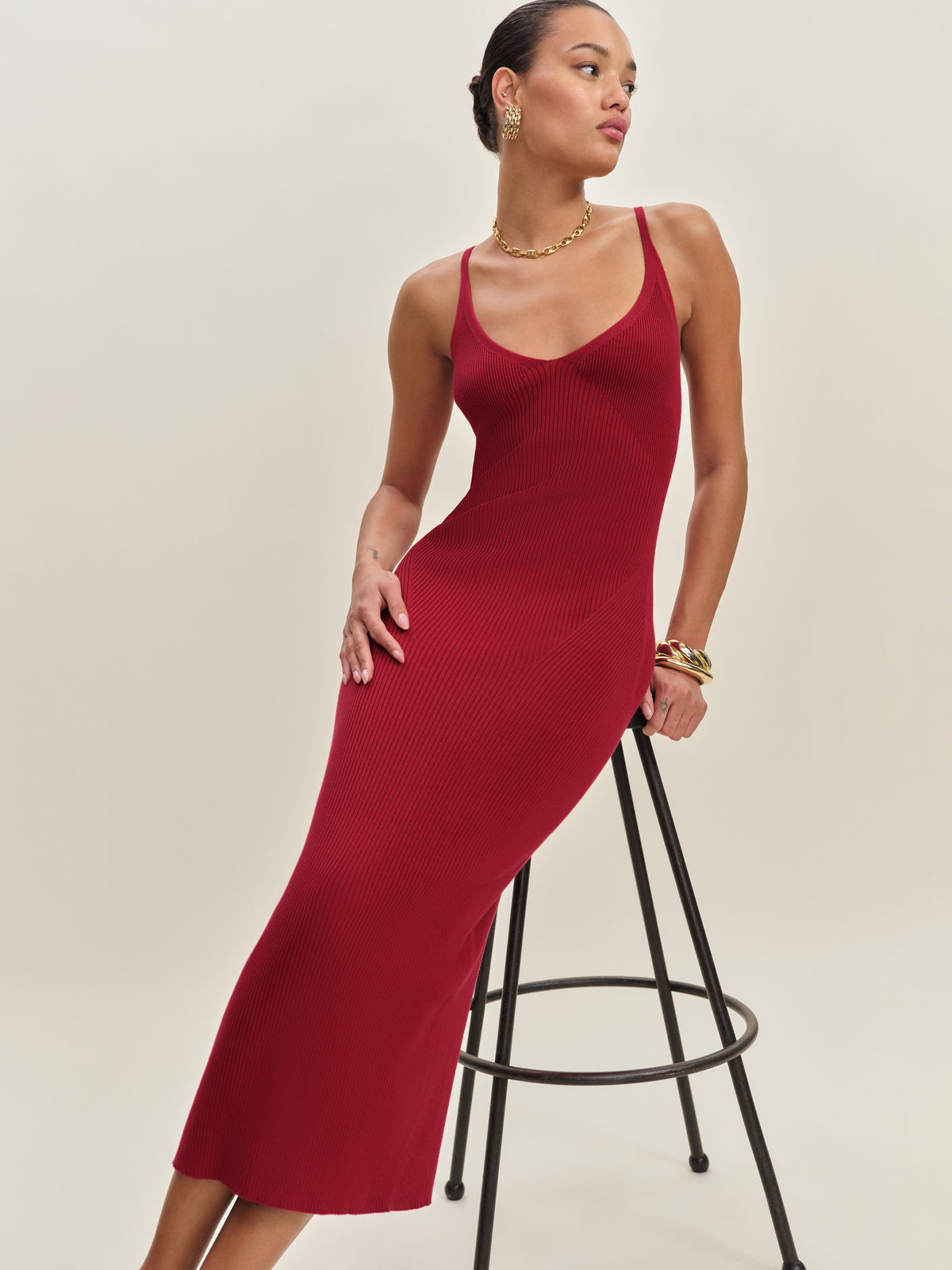 dahlia cotton sweater dress