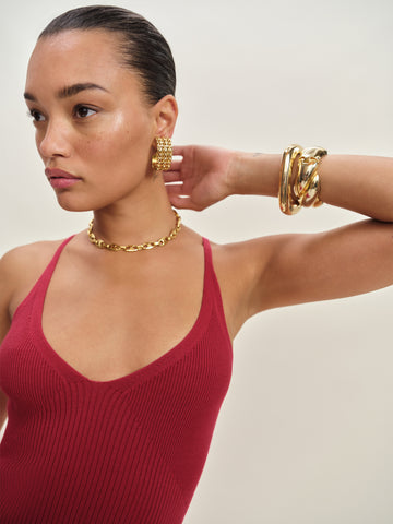 dahlia cotton sweater dress