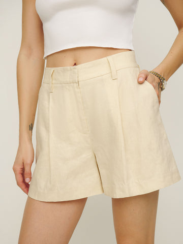 alex linen short