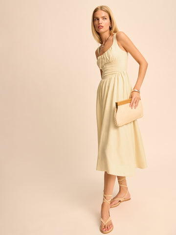 balia linen dress