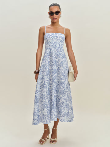 monette linen dress