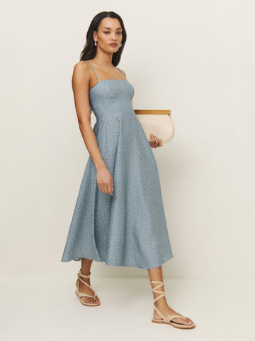 monette linen dress