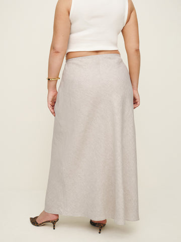 layla linen skirt es