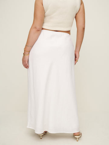 layla linen skirt es