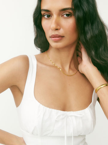 petites balia linen dress