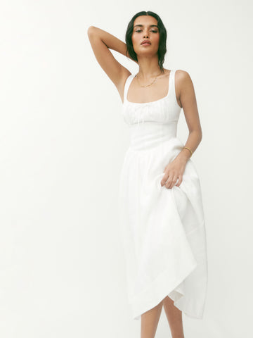 petites balia linen dress