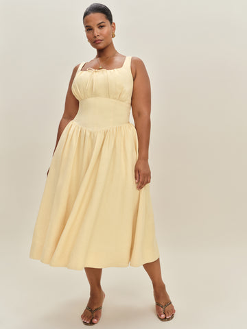 balia linen dress es