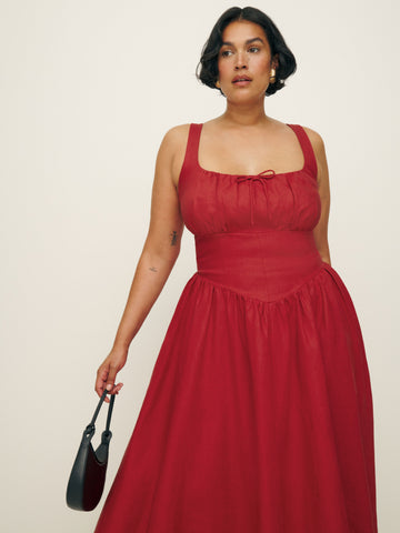 balia linen dress es