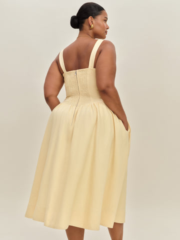 balia linen dress es