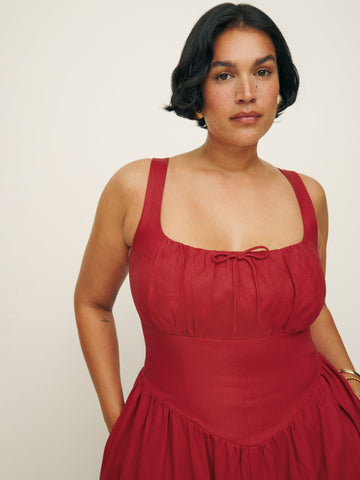 balia linen dress es