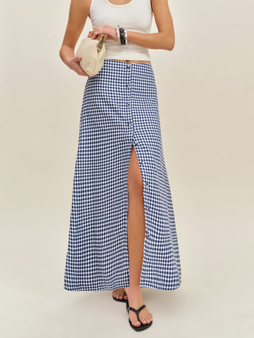 andi linen maxi skirt