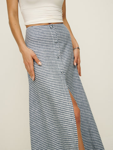 andi linen maxi skirt