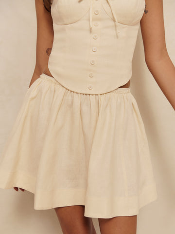evy linen two piece
