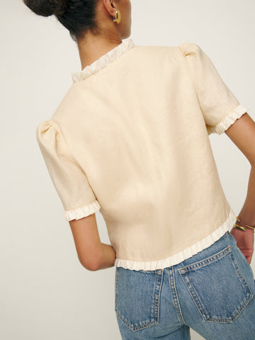 bess linen top