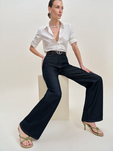 cary lived-in wide leg jeans