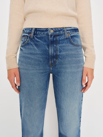 jax stretch high rise straight jeans