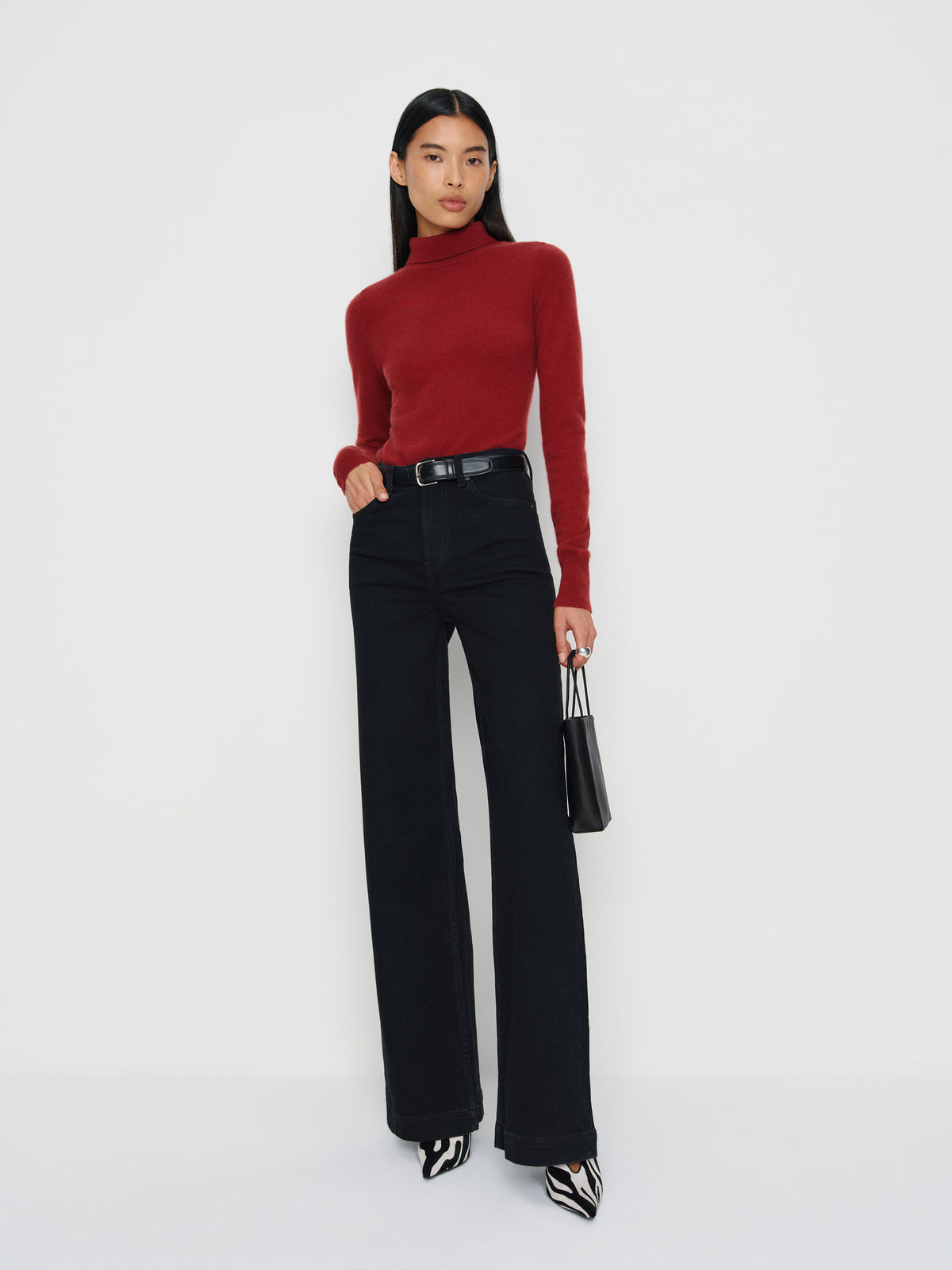 bex super stretch high rise wide leg jeans