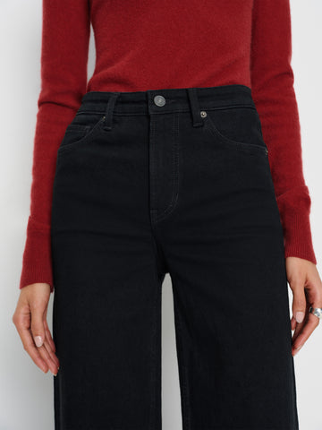 bex super stretch high rise wide leg jeans