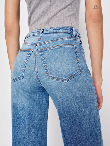 bex super stretch high rise wide leg jeans