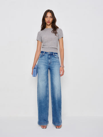 bex super stretch high rise wide leg jeans