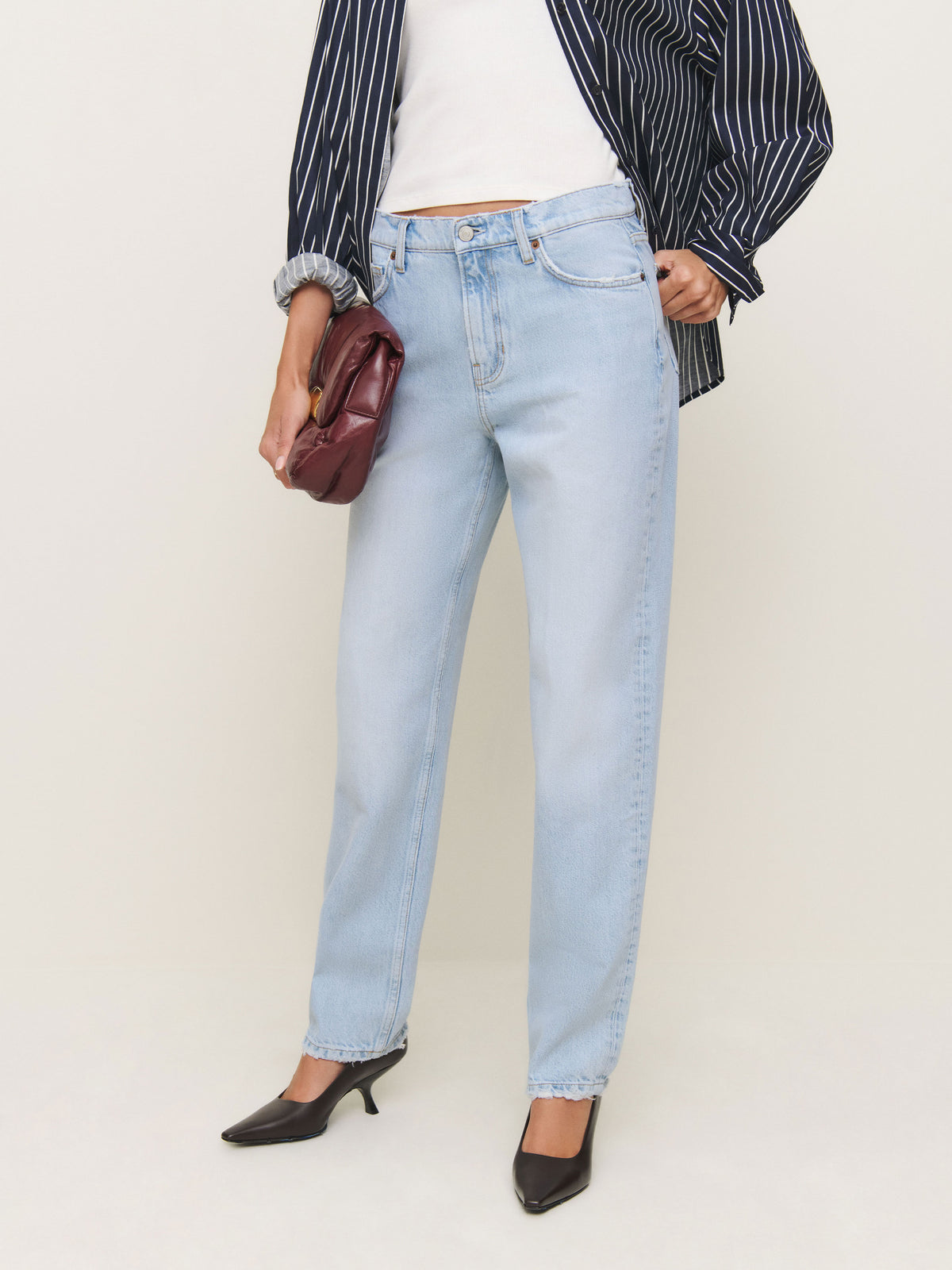 bobbi mid rise boyfriend jeans