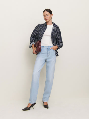 bobbi mid rise boyfriend jeans