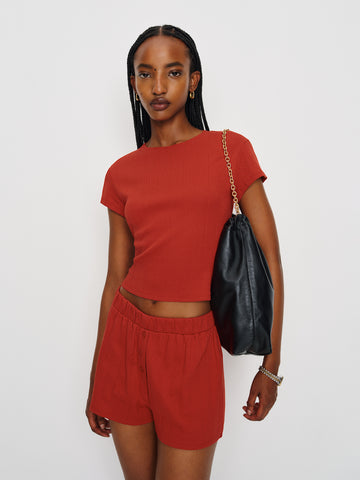 giselle pointelle knit two piece