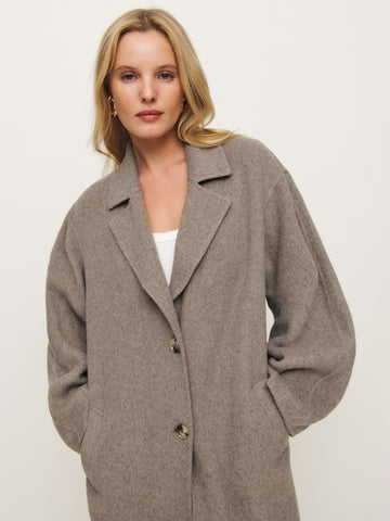 wyatt double-faced coat