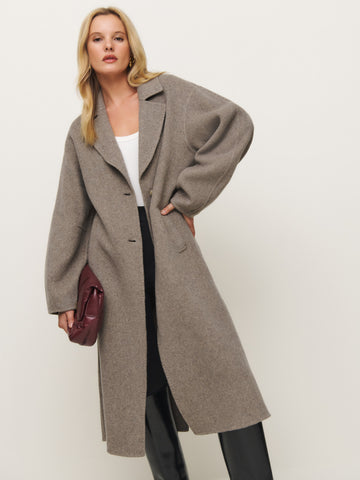 wyatt double-faced coat