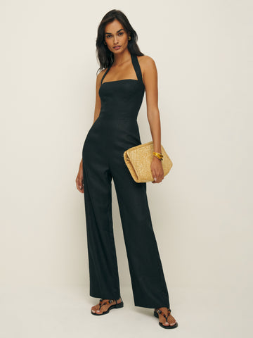 malika linen jumpsuit