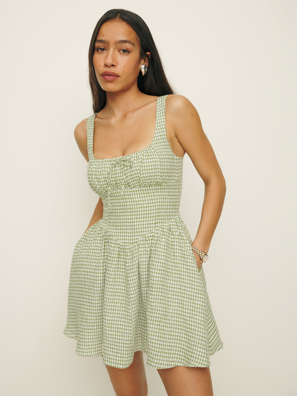 daria linen dress