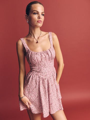 daria linen dress