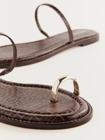 cassandra flat sandal