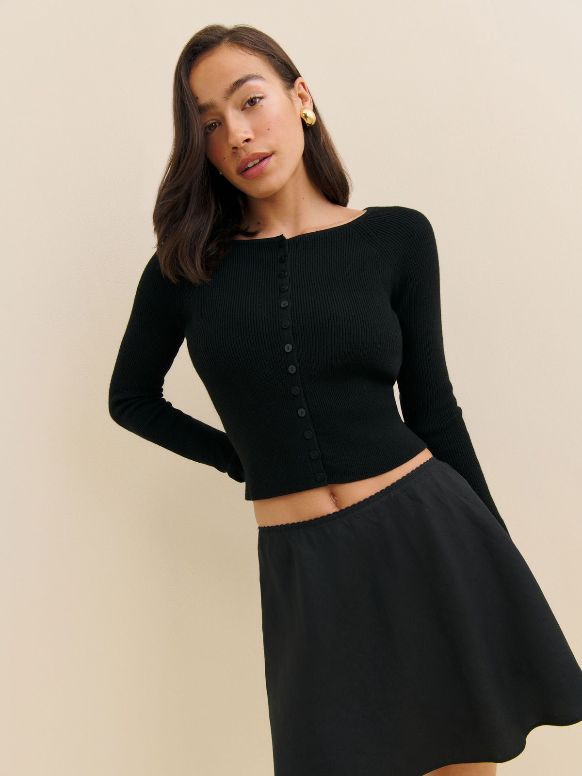 meadow regenerative merino cardigan