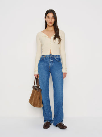 meadow regenerative merino cardigan