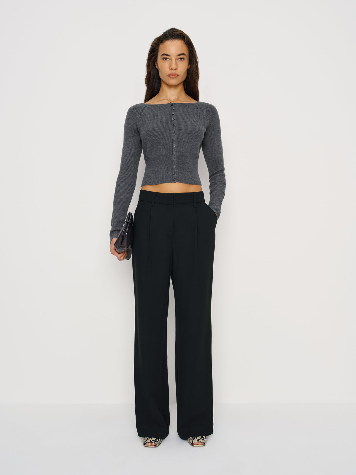 meadow regenerative merino cardigan