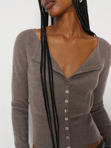 meadow regenerative merino cardigan