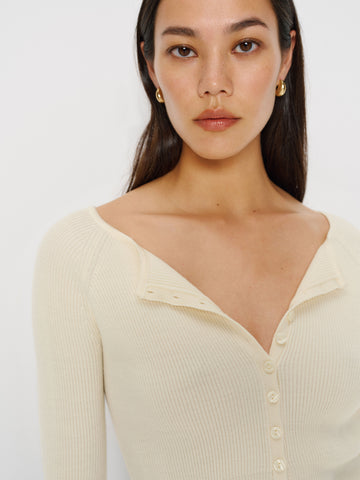 meadow regenerative merino cardigan