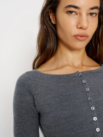 meadow regenerative merino cardigan