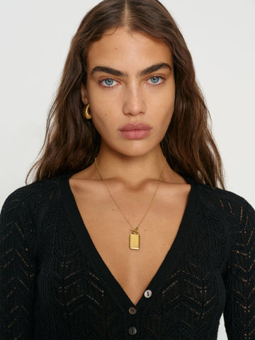 sutton regenerative merino open knit sweater