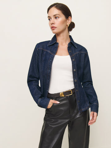 nellie denim shirt