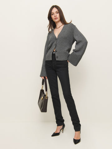 etta stretch high rise stacked slim jeans